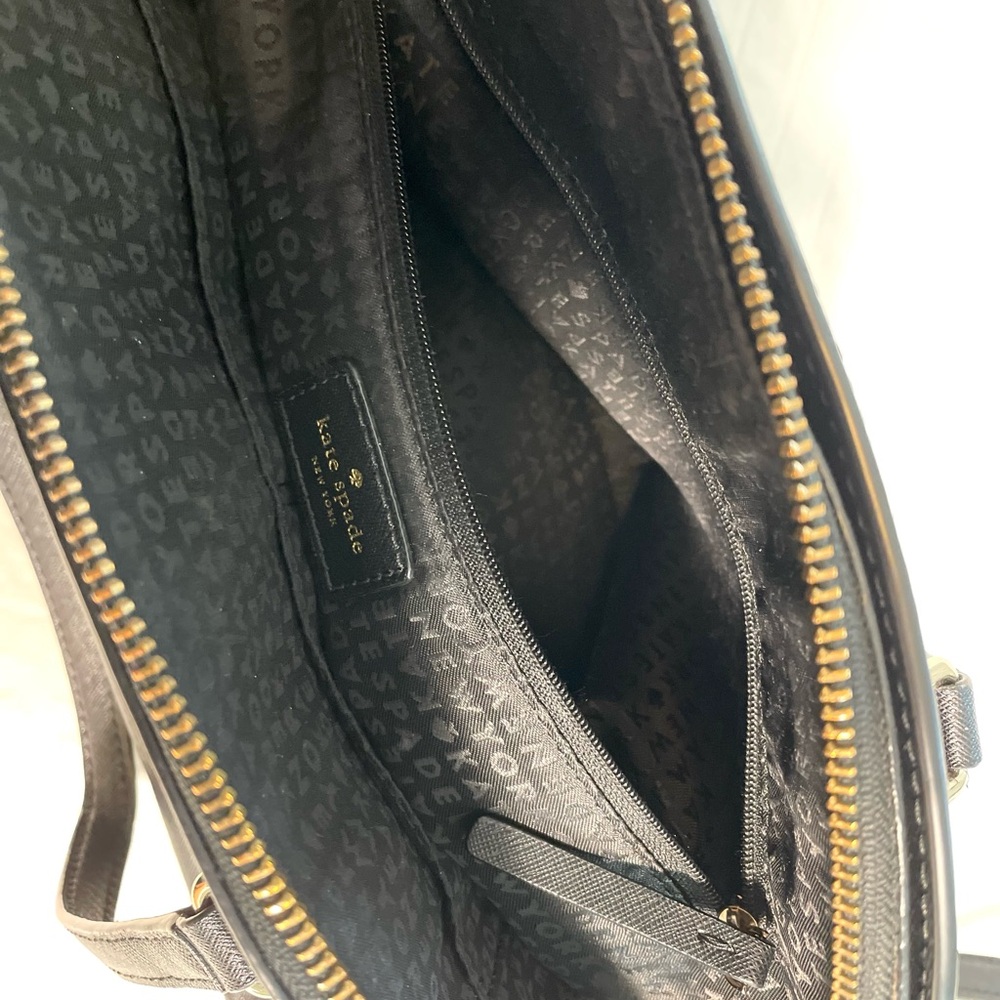 Kate Spade Reiley Laurel Way Black Satchel Purse - Picture 14 of 16